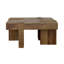 Table basse carrée en bois