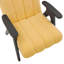 Chaise en bois avec cadre confortable jaune chaleureux-218968300