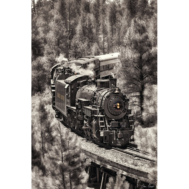 Train Arrival III by David Drost - Wrapped Canvas Print, 30cm H x 20cm W x 3.8cm D