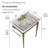 28" Bathroom Console Sink, Freestanding Wall Mounted Single Bathroom Vanities Set With 3 Tap Holes & Towel Bar-401477721-401477726