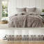 Ensembles de literie douillets en fausse fourrure simple TG gris moderne