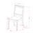 5-pc Table set consists of a Round Table and 4 Texture Polyester stackable Chair - (Finish Option).-550266186