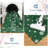 Christmas Runner Rug 2'x10' Snowflake Washable Rug Runners for Hallways Non Slip Soft Green Kitchen Runner Rugs for Bedroom Laundry Room-2107167984