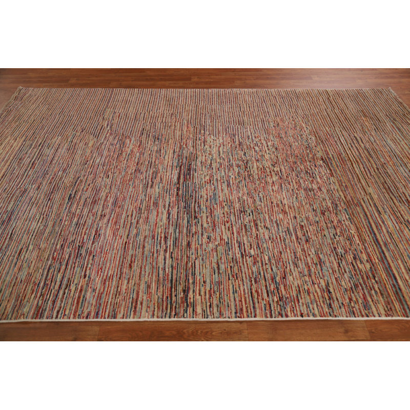 Tapis rayé All-Over Gabbeh 6 x 10