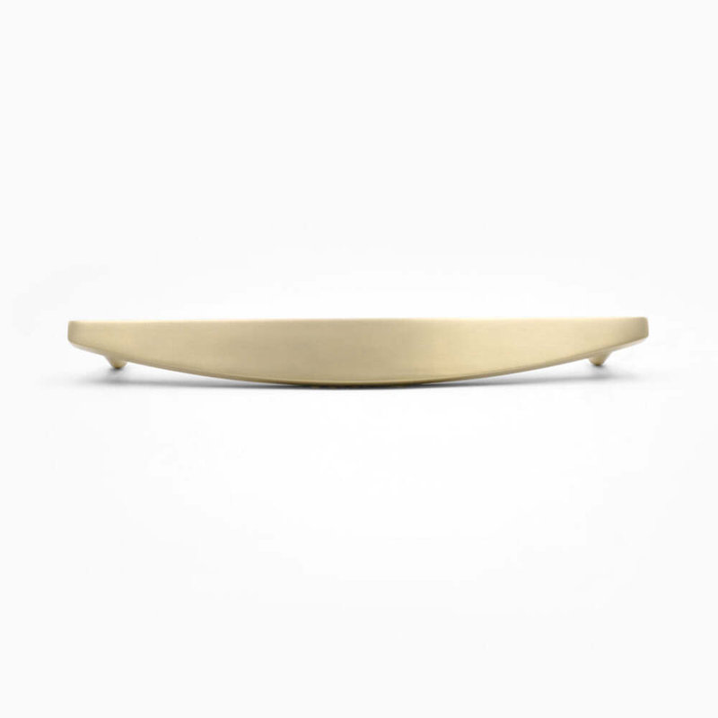 Poignée demi-lune, Laiton satiné, 12"