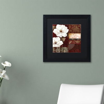 Jadaya «Flores Blancas III», impression encadrée
