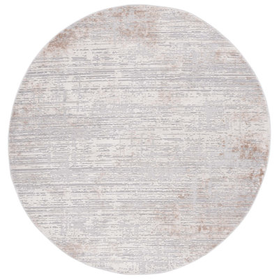 Tapis gris en polyester / polypropylène tissé à la machine