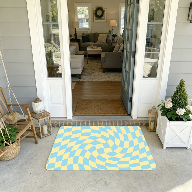 Paillasson Twist Checkerboard