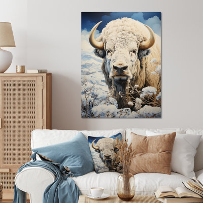 " Buffalo Majestic Bison Pastoral I "