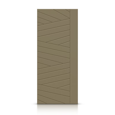 Porte standard à panneaux en bois manufacturé