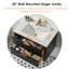 Ensemble de meuble-lavabo simple 30 po avec lavabo en céramique, ensemble mural et flottant-1354816765