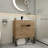 Aintzane 30.01 " W Free Standing Wall Mounted 1 Single Vanity Bathroom Vanity With Ceramic Top