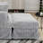 Oversized Corduroy Chaise Longue With Ottoman-104849594