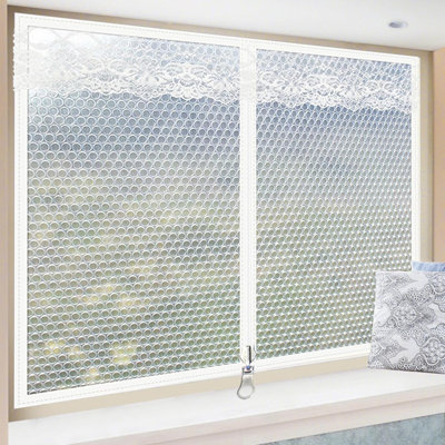 Zippered bubble cushion Thermal Window Screens Are Easy To Install And Can Be Used In All Seasons With No Drilling Required.