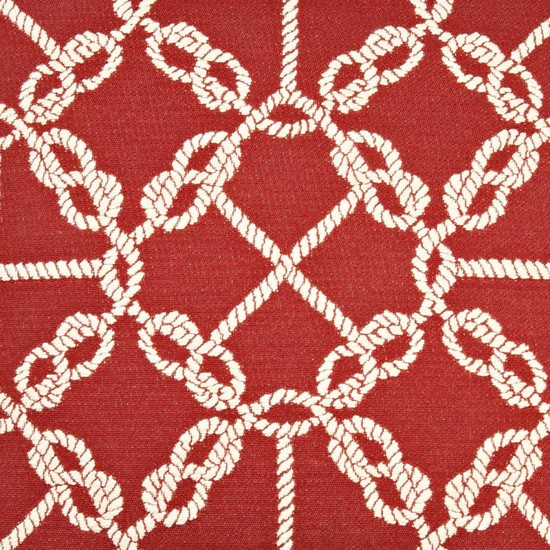 Knots Fabric, Red