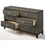 Commode double 6 tiroirs Aarit