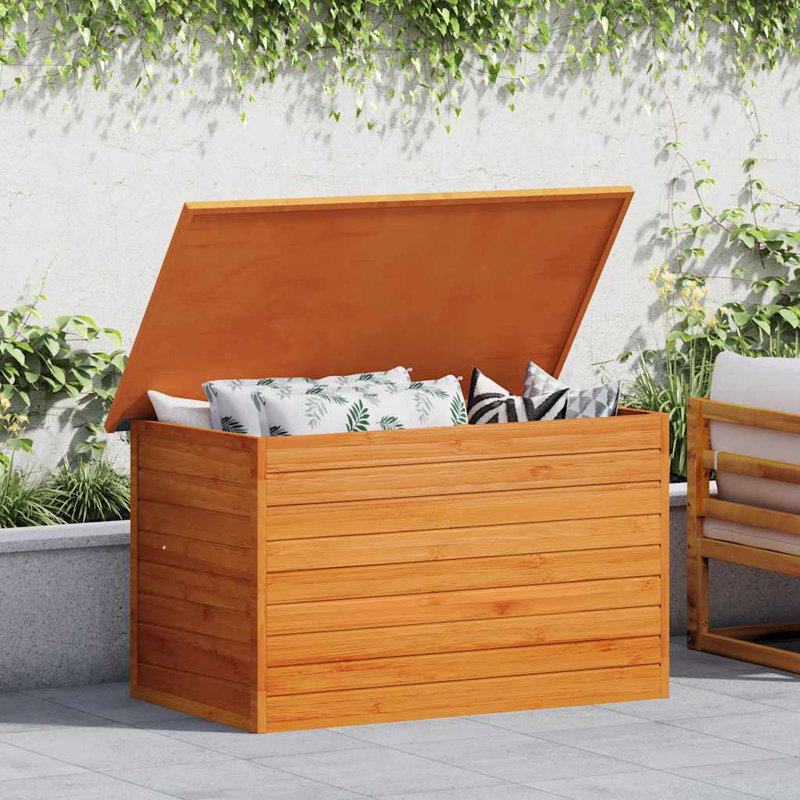 East Urban Home Water Resistant Poly Rattan Deck Box