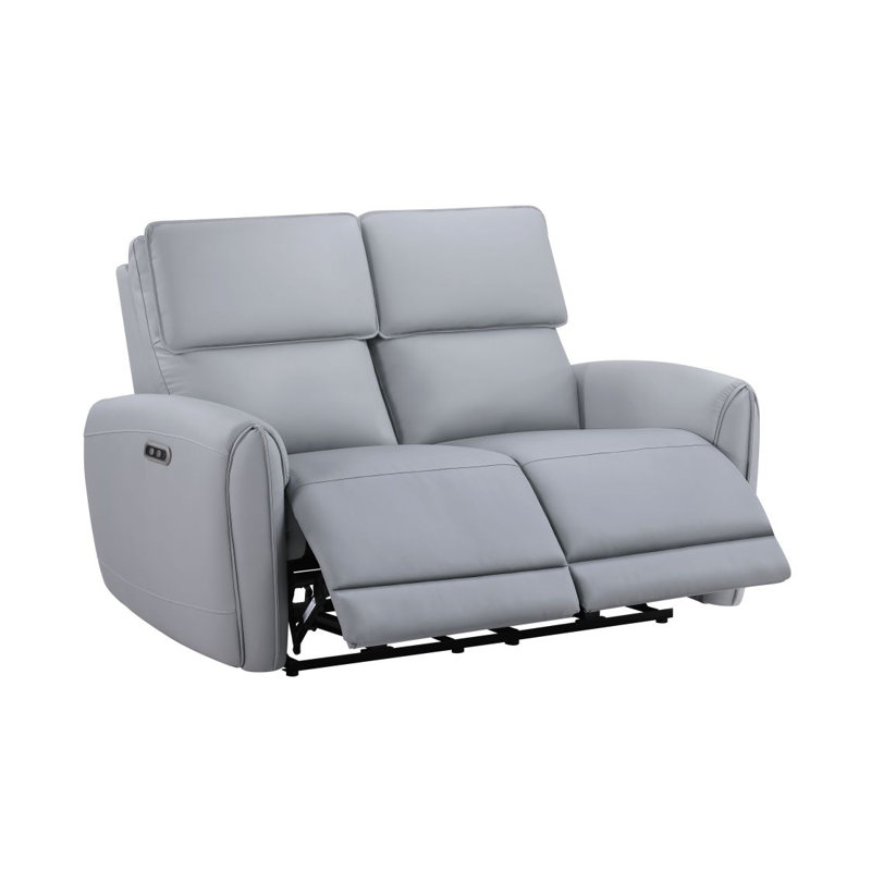 Causeuse électrique en cuir synthétique Jeromie avec port USB