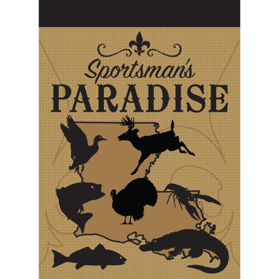 Polyester à 2 côtés 42 x 29 po drapeau maison