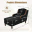 Chaise longue surdimensionnée en chenille-1983596966
