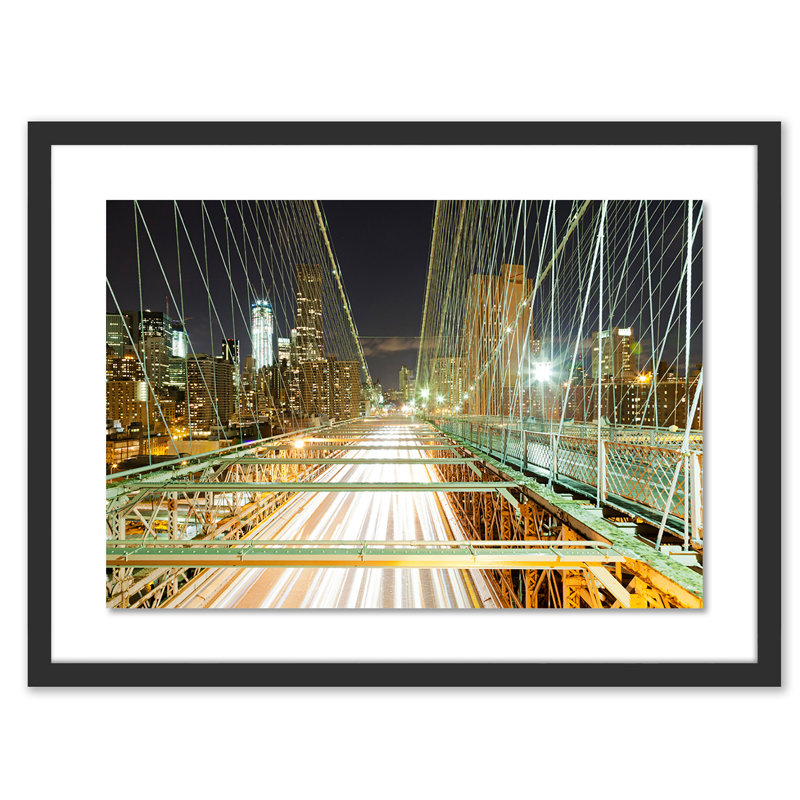 Zoom I Print by Jakob Wagner, Black, 34" H x 48" W x 2.5" D