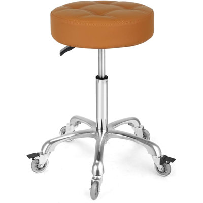 Tabouret réglable robuste - Roulettes avec roulettes verrouillables