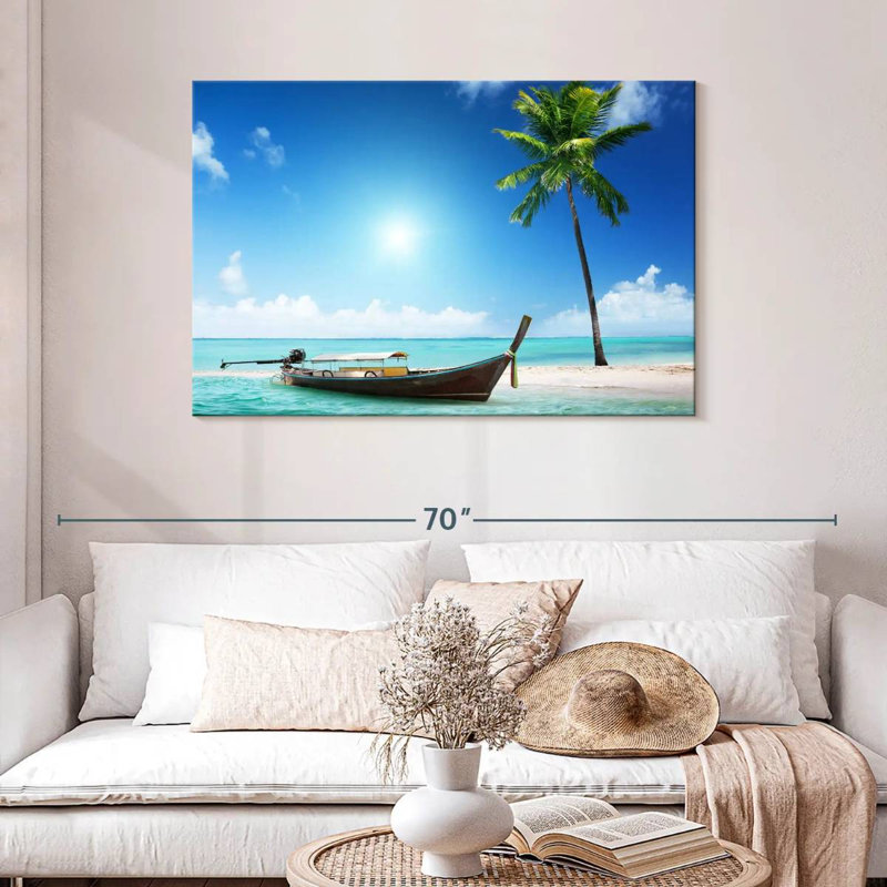 Mehar Tropical Beach Boat, 30" H x 45" W