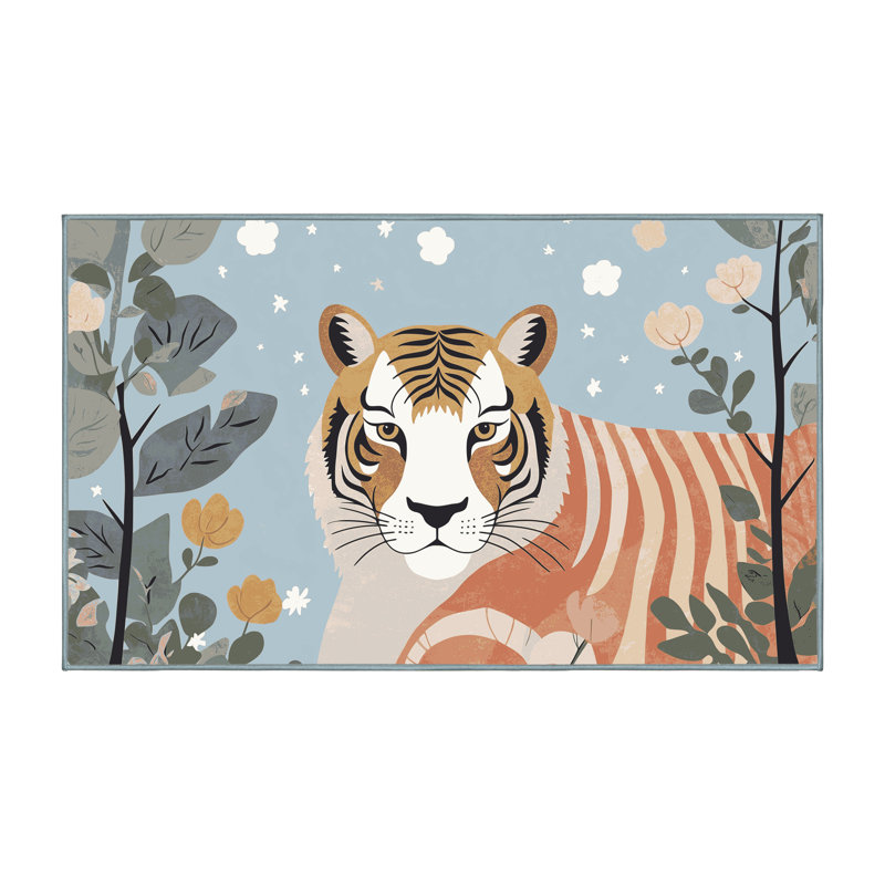 Tapis pour enfants East Urban Home, Rectangulaire 2 pi x 3 pi