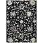 Tapis noir intérieur / extérieur lavable à la machine Xhevrie-552687502