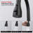 Black 3-function Pull-down Rain Kitchen Faucet