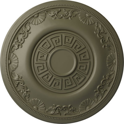 Endurathane Nestor Ceiling Medallion, 25 7/8"OD x 2 1/4"P (Fits Canopies up to 5"), Hand-Painted Spartan Stone Finish