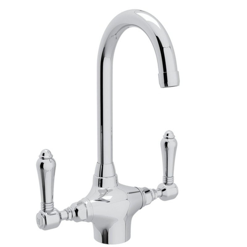 Acqui® Double Handle Kitchen Faucet, Polished Chrome