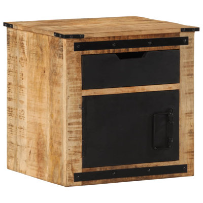 Francky 45cm W Iron Bedside Table