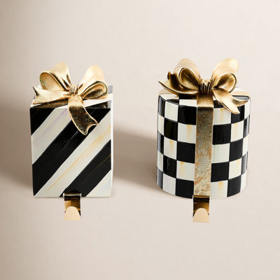 MacKenzie-Childs Stocking Holder Set