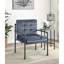 Fauteuil d'appoint en velours gris, mousse D20, 35 po Largeur de l'emballage, coussin de dossier confortable en mousse à mémoire de forme, 27,22 lb Poids