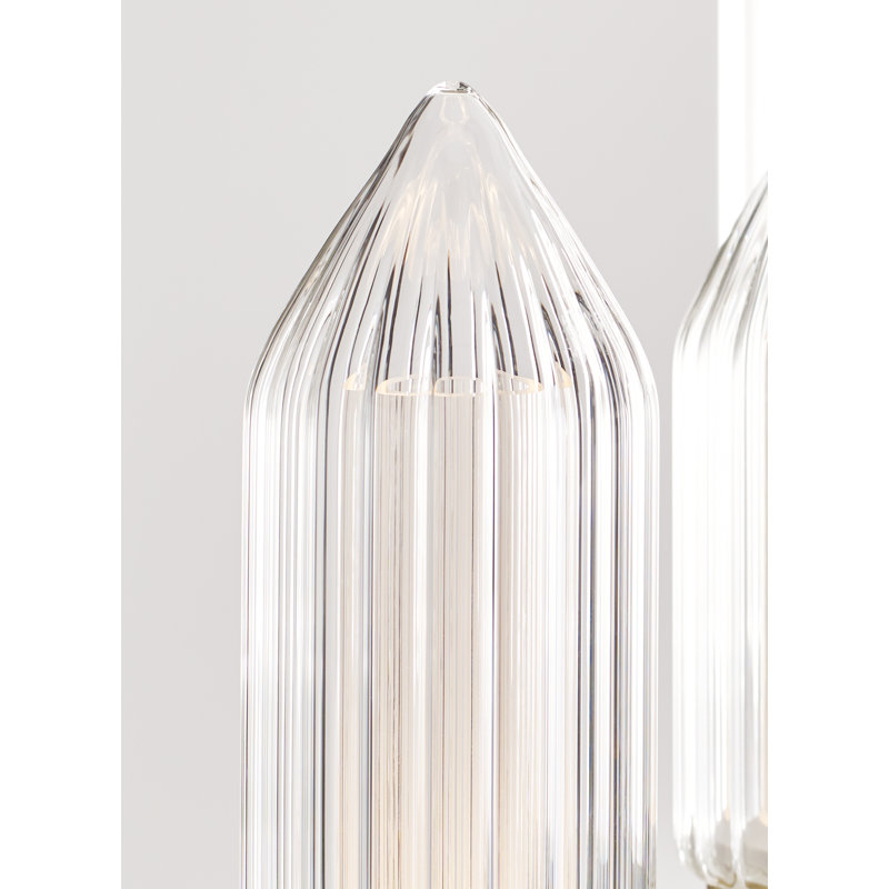 Langston 12 - Light LED Chandelier, Plated Brass