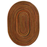 Hand Knotted Wool Area Rug in Multi
