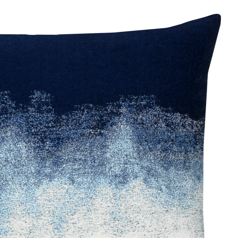 Murmur Throw Square Outdoor Pillow Cover & Insert by Elaine Smith, 20"H x 20"W, Midnight Ombre