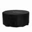 Foyer au propane rond de 15 po H x 34 po l 50 000 BTU, table de foyer convertible à texture ciment, durable pour les rassemblements extérieurs