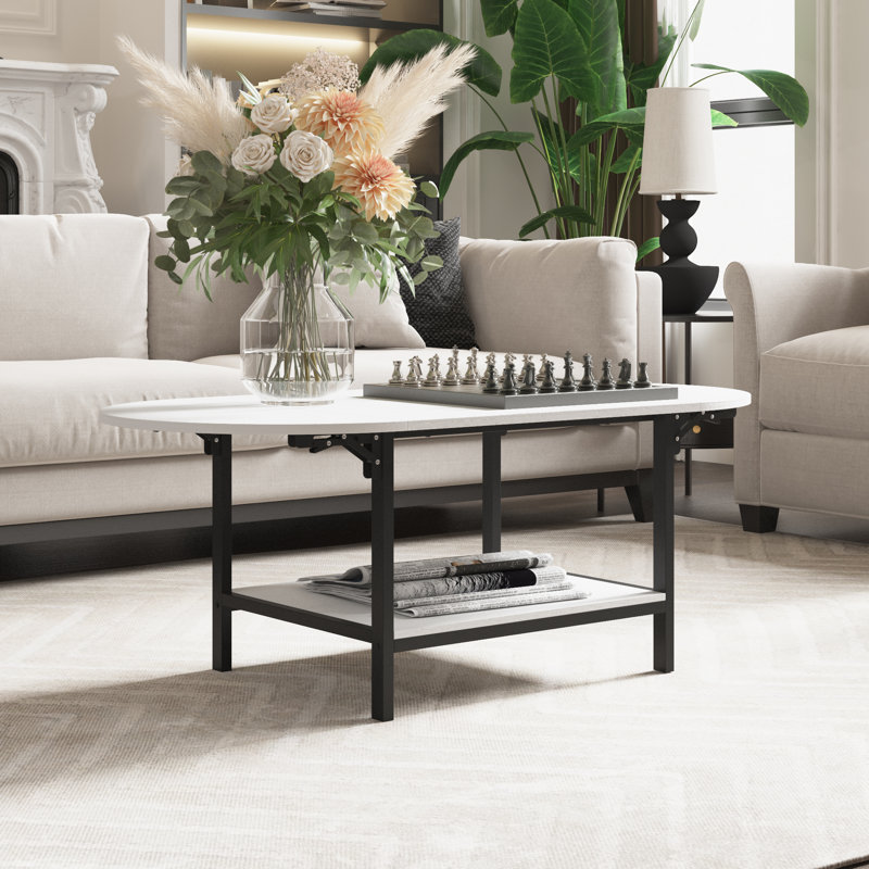 Table basse pliante à 2 niveaux