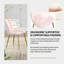Modern Velvet Armless Side Dining Chairs-1970771277
