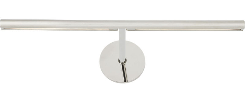 Plural Dome Picture Light, 0.5" H x 12" W x 8.9" D, Polished Nickel, 9.9