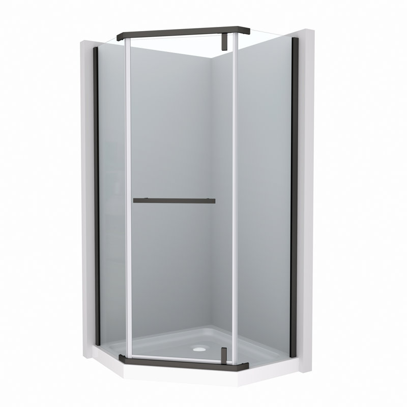 Frameless Neo-Angle Pivot Shower Enclosure