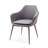 Teegan 19'' H Upholstered Metal Armchair-490950966-438107531