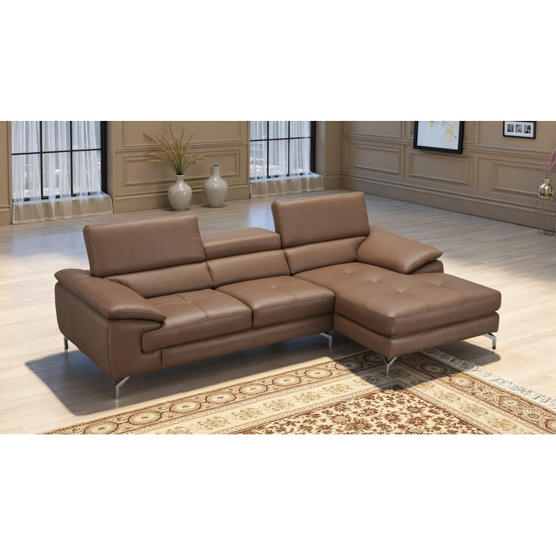 Canapé modulaire Matimila, Cuir caramel