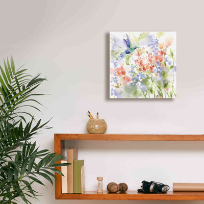 «Hummingbird Meadow» par Katrina Pete, estampe numérique sur toile