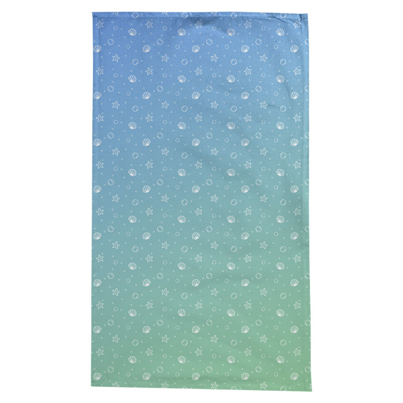Nappe à motif Leffel, Vert / Bleu
