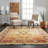 Beautiful Gold Hand Knotted Traditional All Over Handmade Mohair 9' x 12' Area Rug