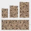 Tapis noir Poppies