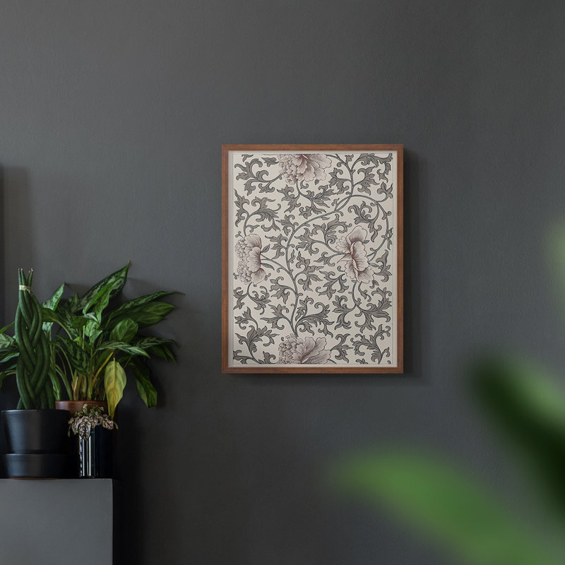 William Morris, reproduction encadrée CLxxxix, Naturel, H 14 po x l 11 po